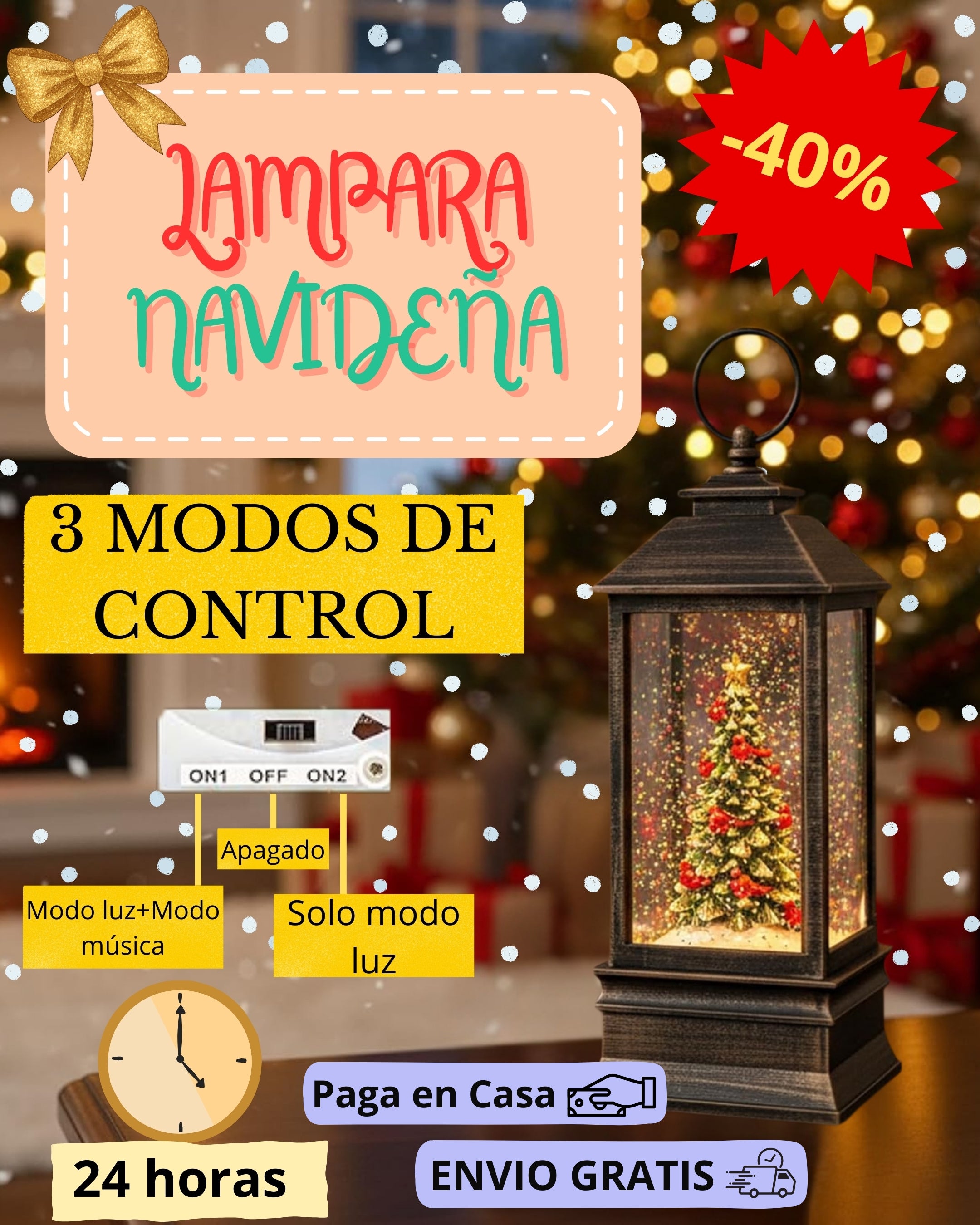 🎄✨LAMPARA NAVIDEÑA®